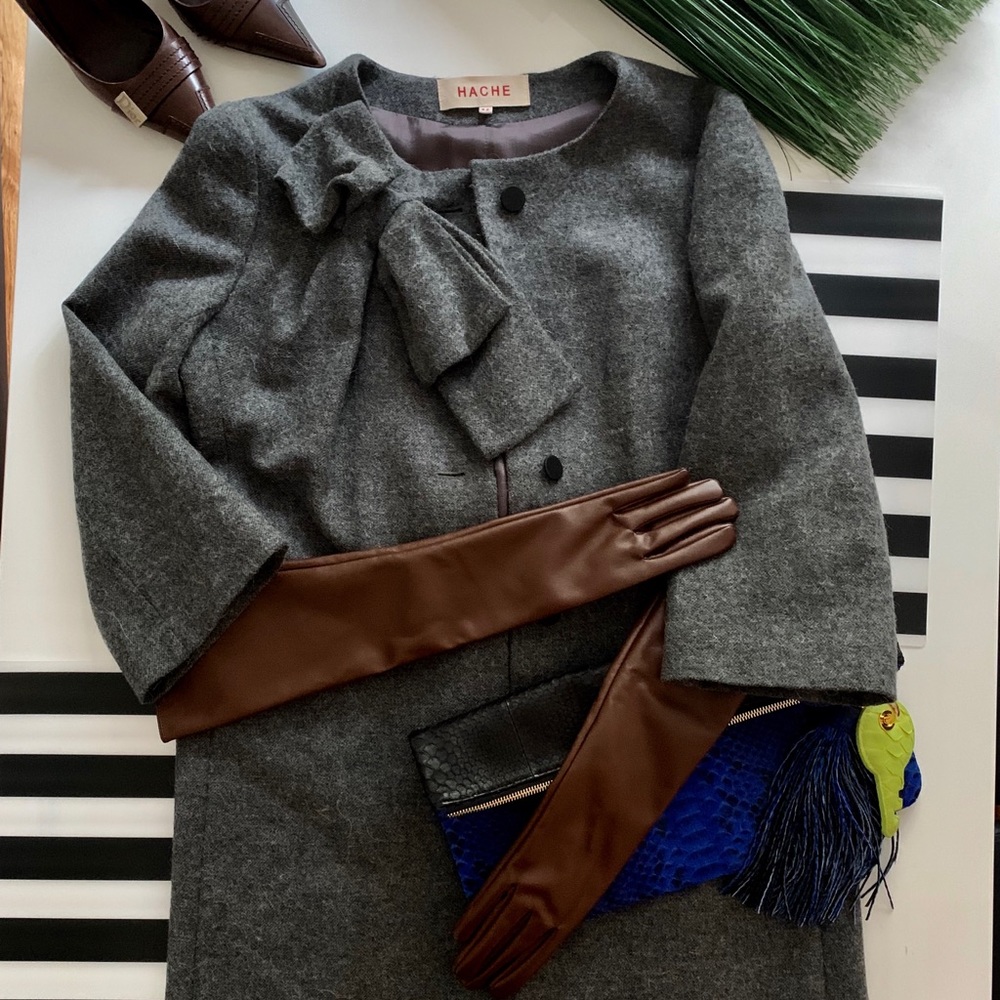 (New) HACHE Lana Virgin Alpaca Coat